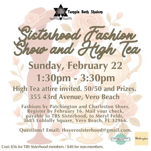 Sisterhood Fashion Show and High Tea