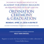Cantor Kelly's Ordination Ceremony and Graduation