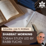 Torah Study led by Rabbi Steve Fuchs