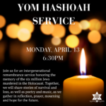 Yom HaShoah Service