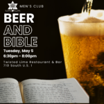 Men's Club Beer and Bible