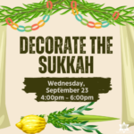 Decorate the Sukkah