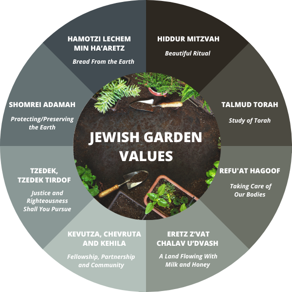 Jewish Garden Values - Wheel-2